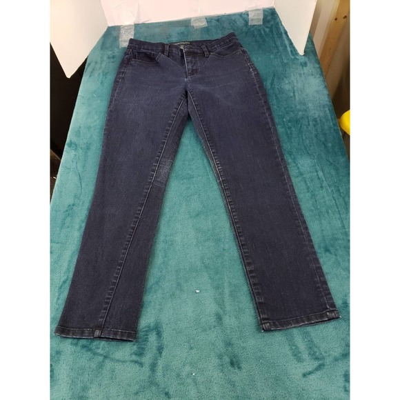 Ralph Lauren Women's Mid Rise Ankle Trouser Pants Blue Size X-Small